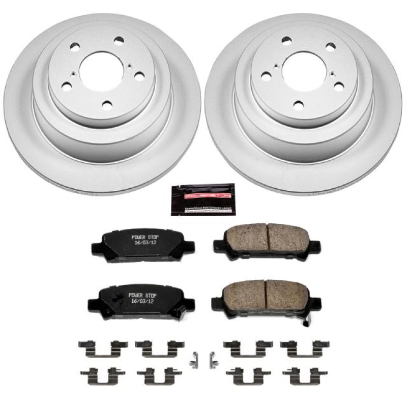 PowerStop Power Stop Rear Z17 Evolution Geomet Coated Brake Kit