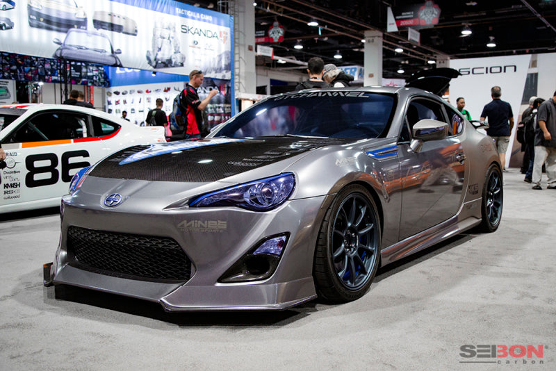 Seibon BRZ FRS OEM Carbon Fiber Hood - view 4