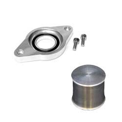 Torque Solution HKS Blow Off Valve Adapter with Plug: for 2008-2014 Subaru WRX/Legacy GT - view 2