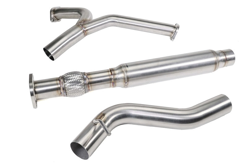 Perrin Performance PERRIN Stainless Steel Midpipe with Resonator 3in. for 22-26 Subaru WRX