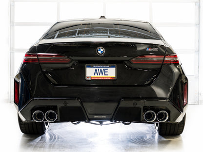 AWE BMW G90/G99 M5 Touring Edition Catback Exhaust - Chrome Silver Tips
