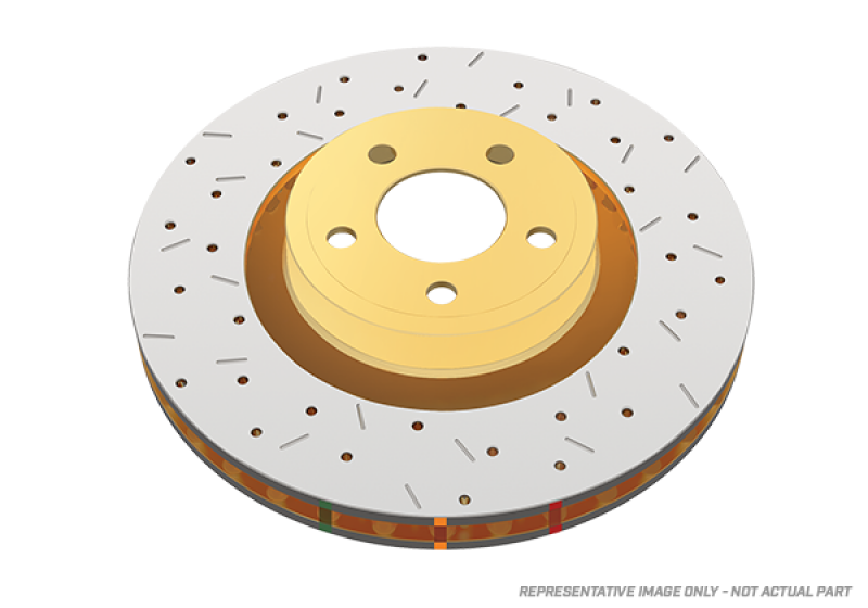 DBA + Front Drilled Slotted 4000 Series Rotor for 2017 Subaru STI