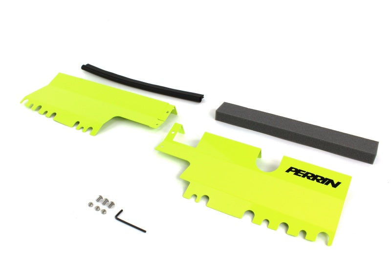 Perrin Performance PERRIN Radiator Shroud - Neon Yellow for 15-21 Subaru WRX/STI