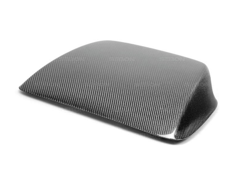 Seibon Carbon Fiber Hood Scoop - Only Fits OEM Hoods for 06-07 Subaru WRX/STI - view 6