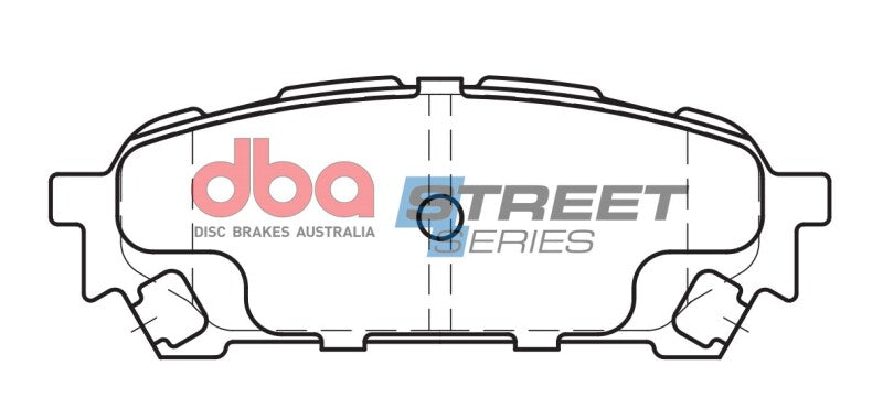 DBA Rear Street Series Brake Pads for 03-05 Subaru WRX/Impreza