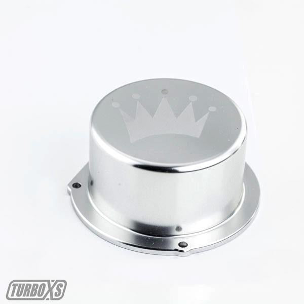 Turbo XS Billet Aluminum Vacuum Pump Cover - Silver for 15-16 Subaru WRX - view 2