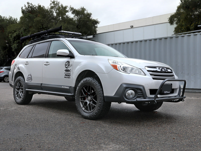 aFe POWER Outback H6 Terra Guard Bumper Front - Black - view 3