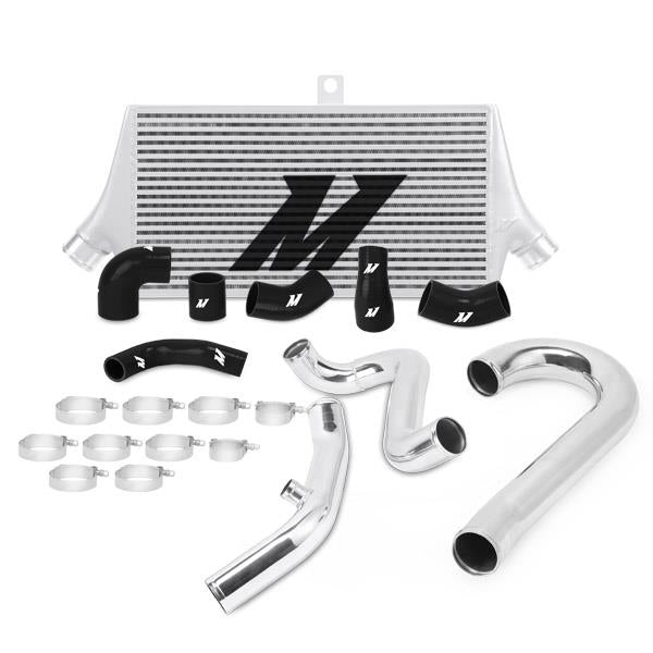 Mishimoto Top-Mount Intercooler Kit - Powder Coated Silver Blue Hoses for 08-14 Subaru WRX - view 8