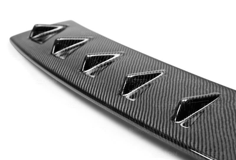 Seibon Carbon Fiber Rear Fin Spoiler for 02-07 Subaru WRX/STI/Impreza - view 7