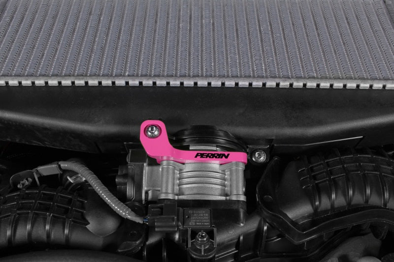 Perrin Performance PERRIN Ascent Outback Turbo TMIC Bracket - Hyper Pink for 22-26 Subaru WRX - view 3