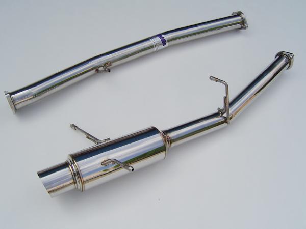 Invidia 76mm N1 RACING Stainless Steel Tip Cat-back Exhaust for 02-07 Subaru WRX/STI