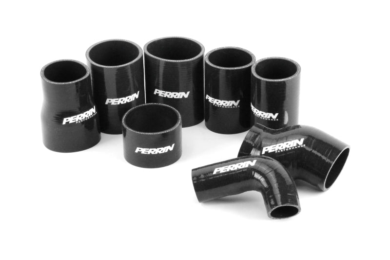 Perrin Performance PERRIN Front Mount Intercooler Boost Tube Kit - Black for 08-14 Subaru WRX - view 3
