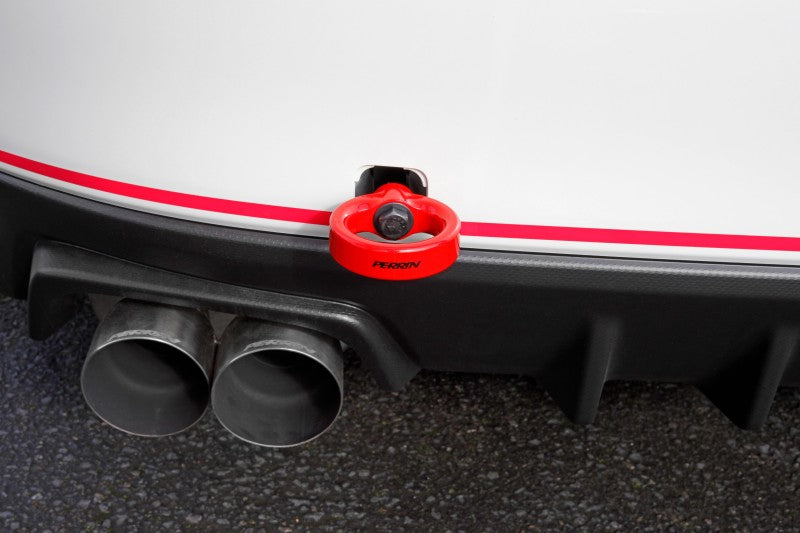Perrin Performance PERRIN Crosstrek Tow Hook Kit - Red for 15-21 Subaru WRX/STI - view 4