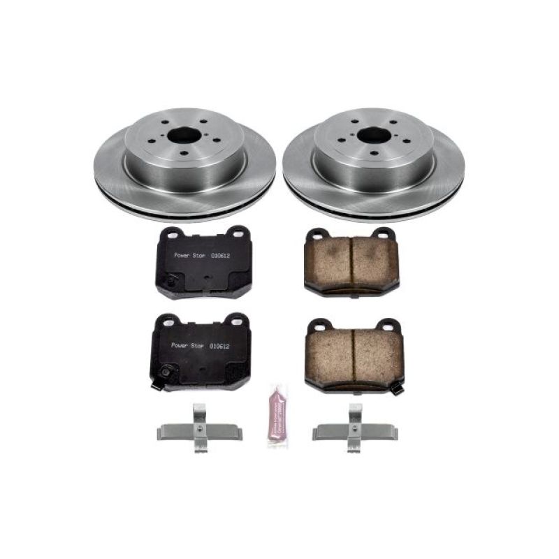 PowerStop Power Stop Rear Autospecialty Brake Kit for 05-07 Subaru Impreza