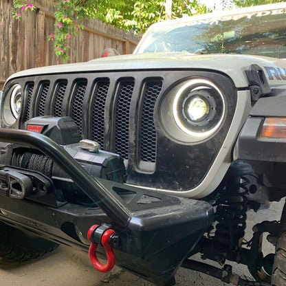 Oracle Oculus Bi-LED Projector Headlights for Jeep JL/Gladiator JT - Matte Black - 5500K