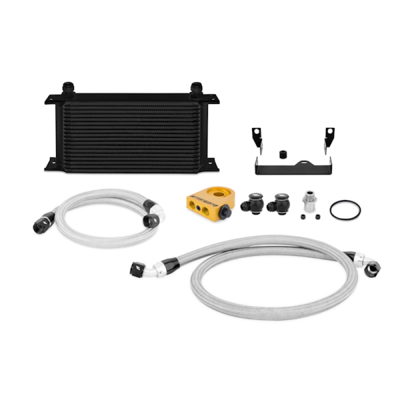 Mishimoto Thermostatic Oil Cooler Kit - Black for 06-07 Subaru WRX/STI - view 5