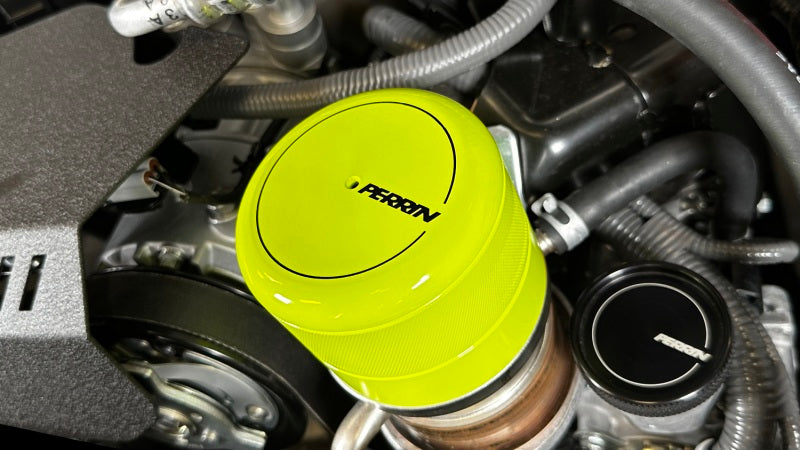 Perrin Performance PERRIN BRZ FR-S 86 GR86 Oil Filter Cover - Neon Yellow for 15-26 Subaru WRX - view 5