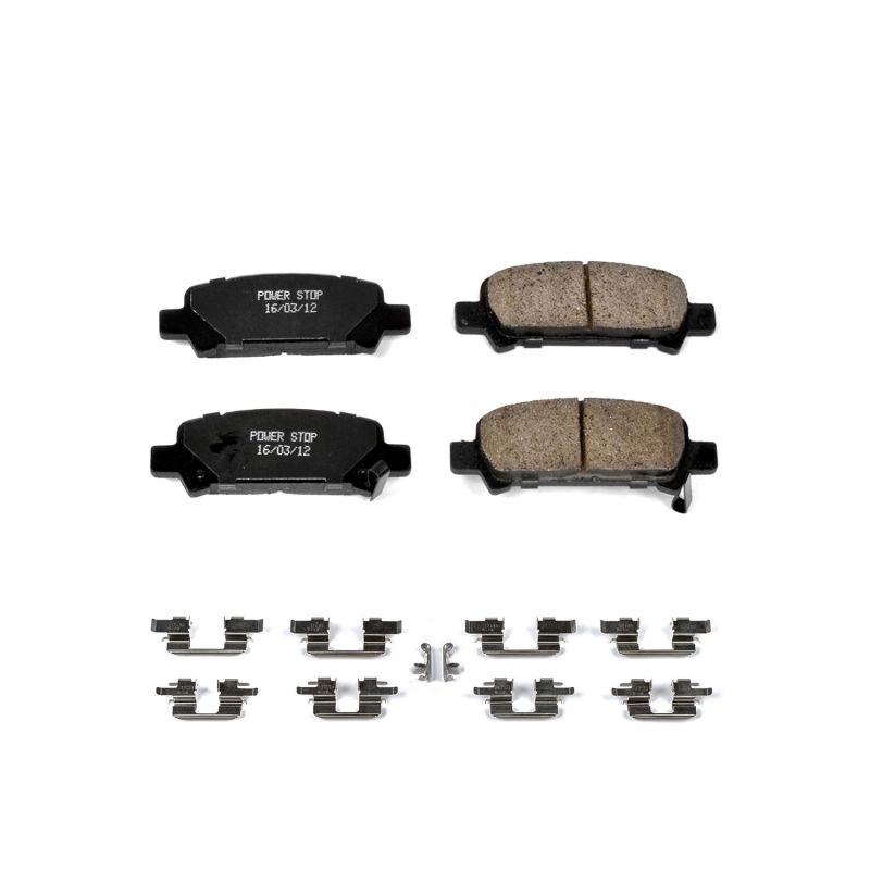 PowerStop Power Stop Baja Rear Z17 Evolution Ceramic Brake Pads with Hardware