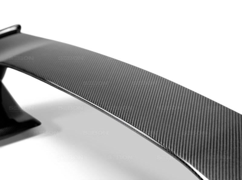 Seibon Style Carbon Fiber Rear Spoiler for 2015 Subaru WRX/STI - view 4