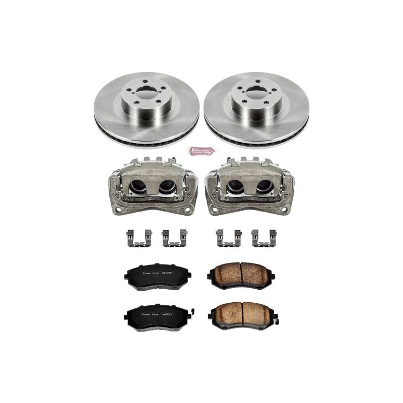 PowerStop Power Stop Saab 9-2X Front Autospecialty Brake Kit with Calipers