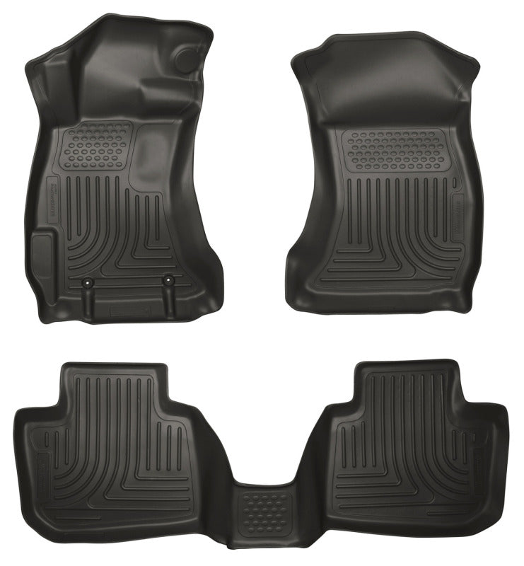 Husky Liners Outback WeatherBeater Combo Black Floor Liners