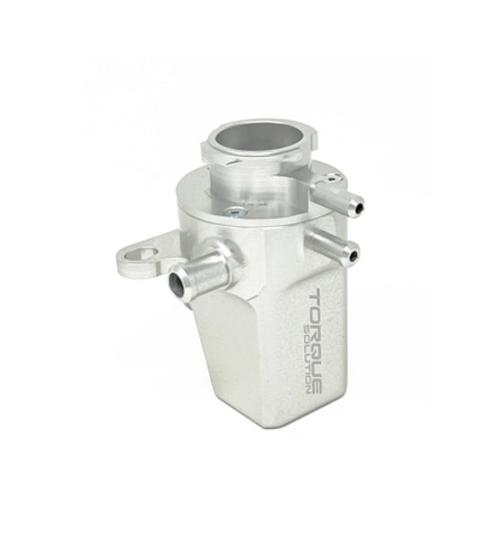 Torque Solution Coolant Expansion Tank: - Silver for 02-07 Subaru WRX/STI/Forester XT
