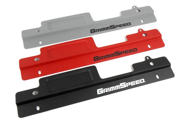 GrimmSpeed Radiator Shroud with Tool Tray - Red for 02-07 Subaru WRX/STI/Impreza - view 5