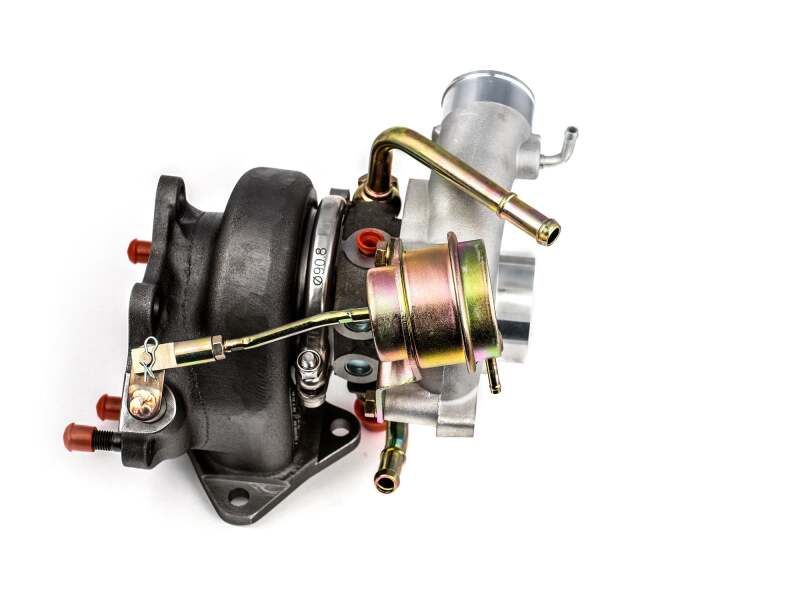 Forced Performance Blue Turbo 84mm Black Housing External WG with Oil Line for Subaru WRX/STI - view 2