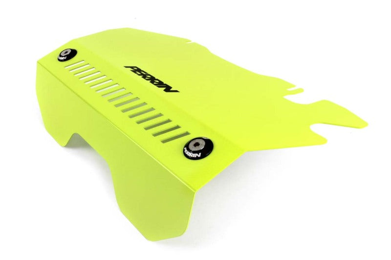 Perrin Performance PERRIN Pulley Cover - Neon Yellow for 15-21 Subaru WRX - view 2
