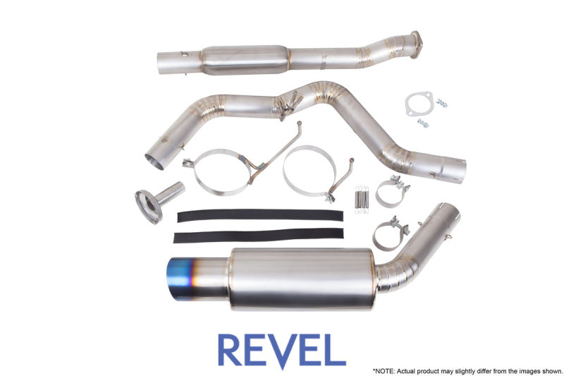 Revel Ultra Ti Titanium Single Exit Catback Exhaust for 15-21 Subaru WRX/STI - view 5