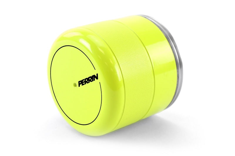Perrin Performance PERRIN BRZ FR-S 86 GR86 Oil Filter Cover - Neon Yellow for 15-26 Subaru WRX