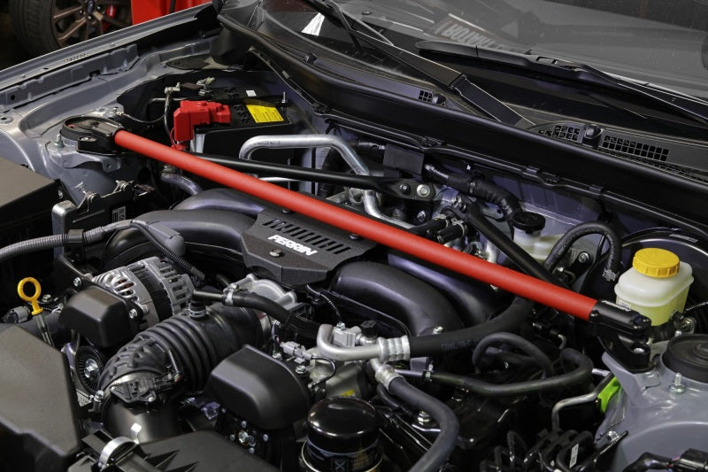 Perrin Performance PERRIN BRZ Toyota GR86 86 Scion FR-S Front Strut Brace - Red - view 4