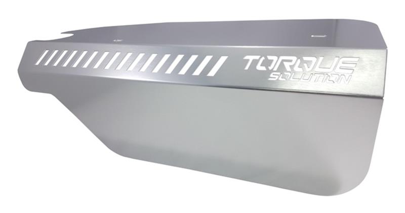 Torque Solution Engine Pulley Cover + + - Silver for 2015 Subaru WRX/Forester XT - view 2