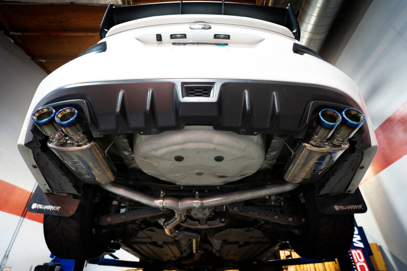 Injen Cat Back Exhaust with Quad Titanium Tips for 15-20 Subaru STI - view 5