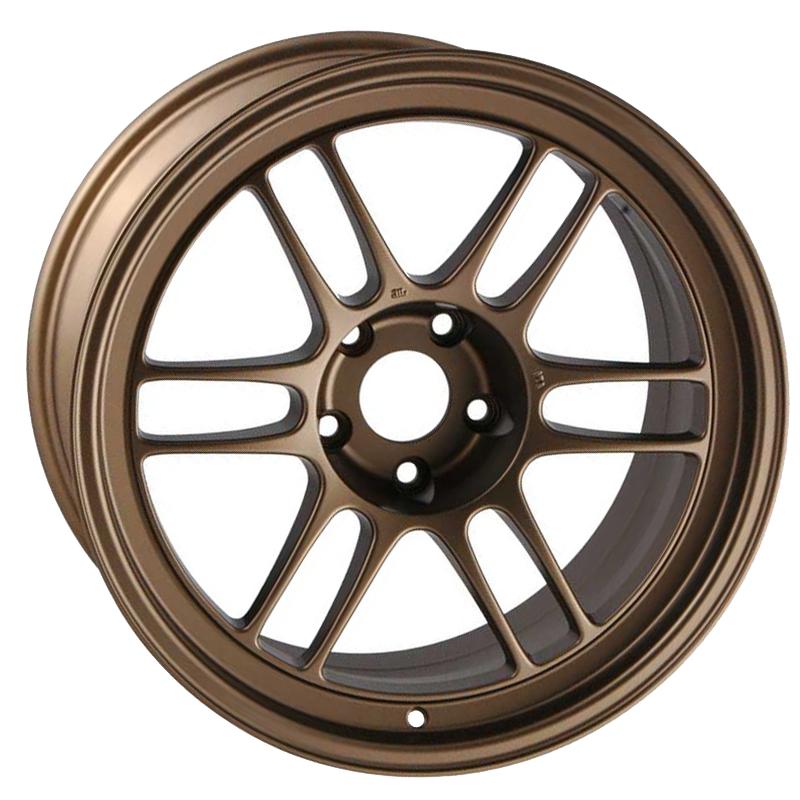 Enkei RPF1 17x8 5x114.3 45mm Offset 76mm Bore Bronze Wheel Civic Si for 05-07 Subaru STI