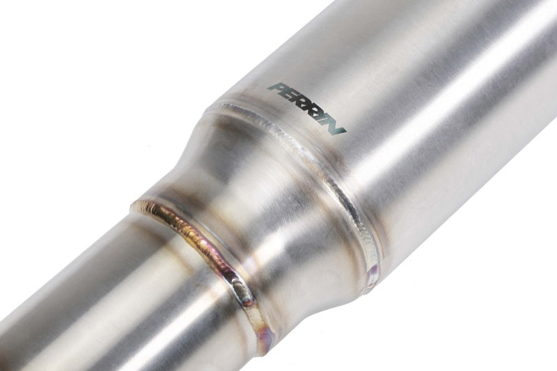Perrin Performance PERRIN Stainless Steel Midpipe with Resonator 3in. for 22-26 Subaru WRX - view 4