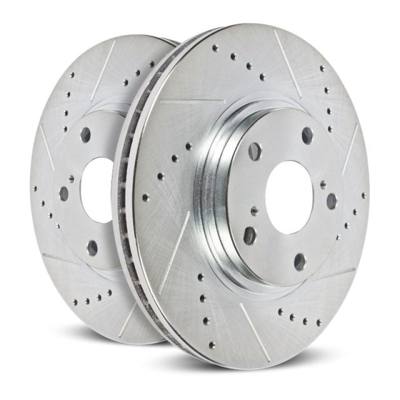 PowerStop Power Stop Crosstrek Front Evolution Drilled Slotted Rotors - Pair - view 3