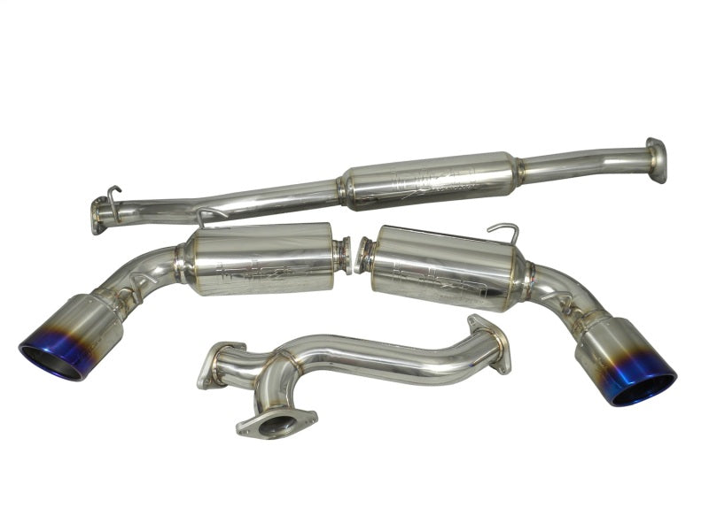 Injen BRZ Toyota 86 4cyl SS CB Exhaust with Dual Injen Embossed Muffler - view 2