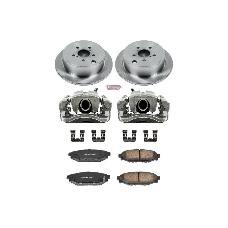 PowerStop Power Stop BRZ Rear Autospecialty Brake Kit with Calipers
