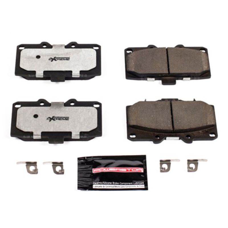 PowerStop Power Stop Front Z26 Extreme Street Brake Pads with Hardware for 06-07 Subaru Impreza
