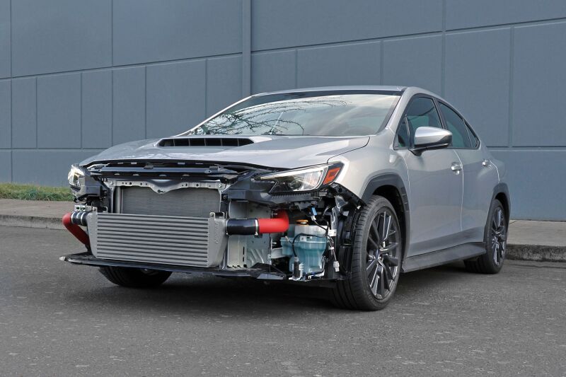 Perrin Performance PERRIN Standard Size Front Mount Intercooler Core - Silver for 02-26 Subaru WRX/STI - view 4