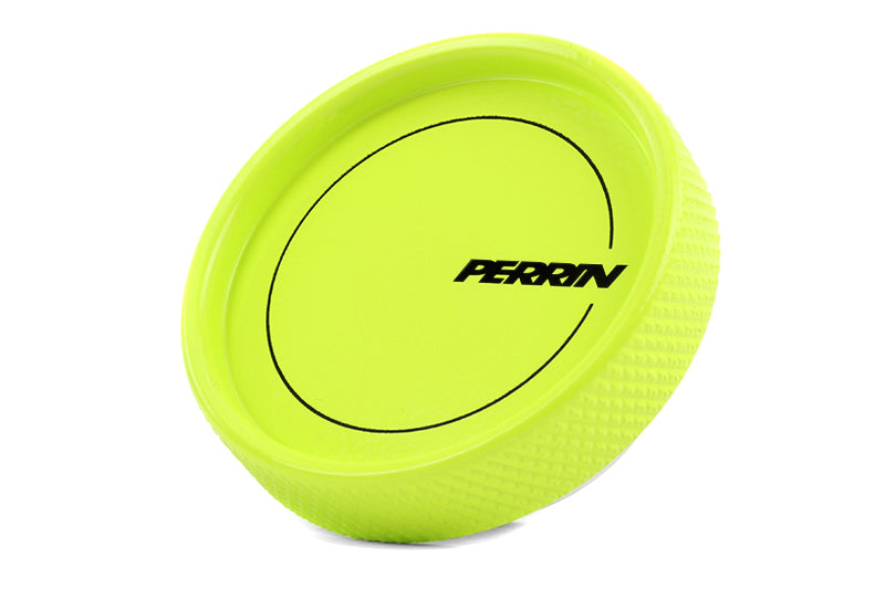 Perrin Performance PERRIN Crosstrek BRZ FR-S GR86 GR86 Oil Fill Cap - Neon Yellow for 02-26 Subaru WRX/STI/Impreza