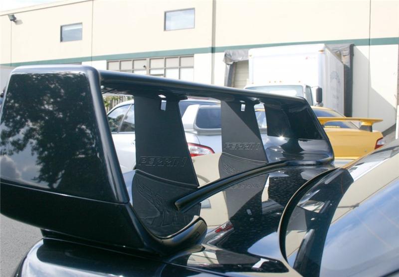 Perrin Performance PERRIN Wing Stabilizer - Black for 02-07 Subaru STI - view 4