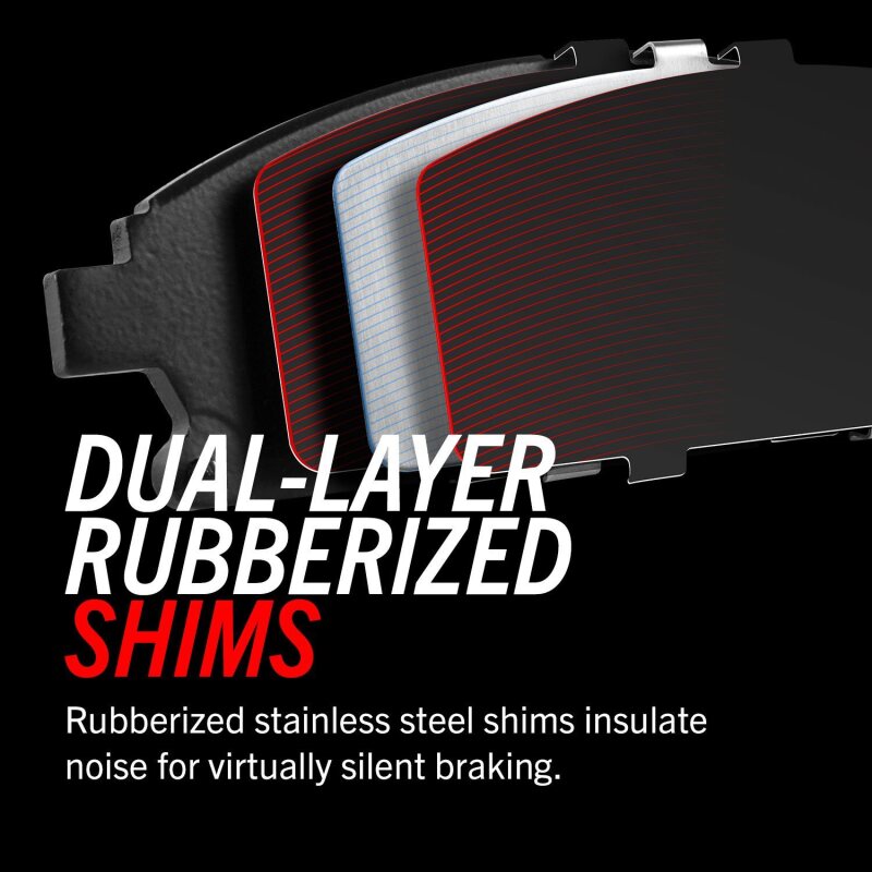 PowerStop Power Stop Front Z16 Evolution Ceramic Brake Pads for 97-01 Subaru Impreza - view 4