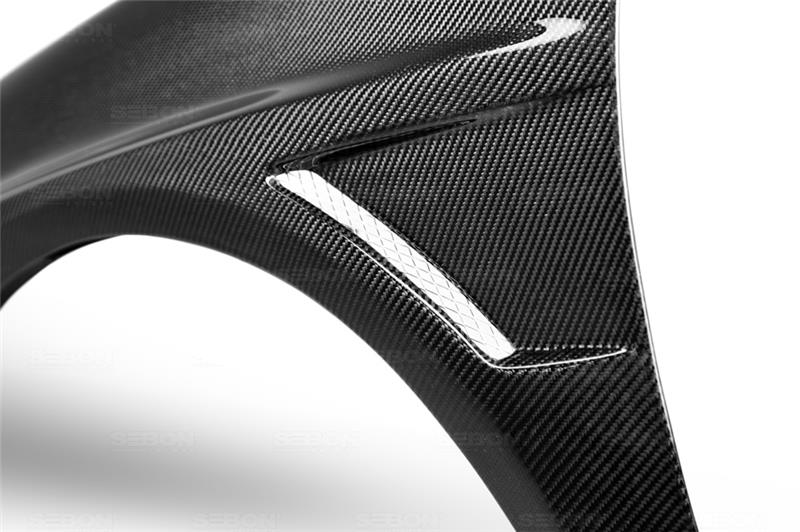 Seibon 10mm Wider Carbon Fiber Fenders for 06-07 Subaru WRX/STI - view 10