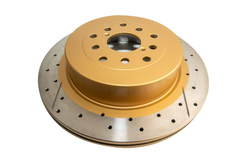 DBA 10 Stud Hole Rear Drilled Slotted Street Series Rotor for 02-07 Subaru WRX/STI