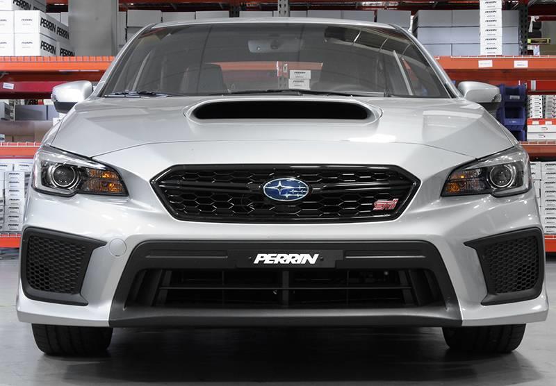 Perrin Performance PERRIN License Plate Delete - Black for 18-21 Subaru WRX/STI - view 8