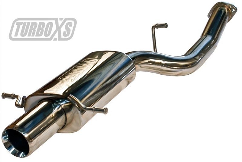 Turbo XS Rear Muffler Assembly for 02-07 Subaru WRX/STI - view 2