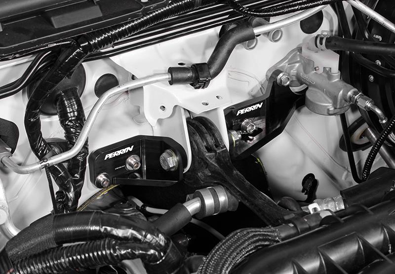 Perrin Performance PERRIN Pitch Stop Mount Firewall Brace - Black for 15-21 Subaru WRX/STI/Impreza - view 8