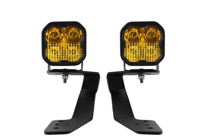 Diode Dynamics Crosstrek Pro SS3 LED Ditch Light Kit - Yellow Combo